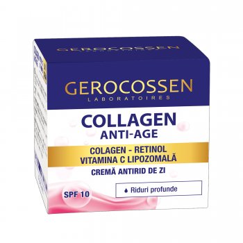 Crema antirid de zi riduri profunde SPF 10 Collagen Anti-Age