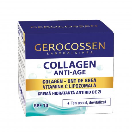 Crema hidratanta antirid de zi SPF 10 Collagen Anti-Age