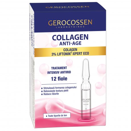 Fiole tratament antirid intensiv Collagen Anti-Age