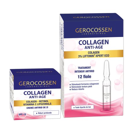 Set Collagen Anti-Age antirid zi:Crema antirid zi+Fiole