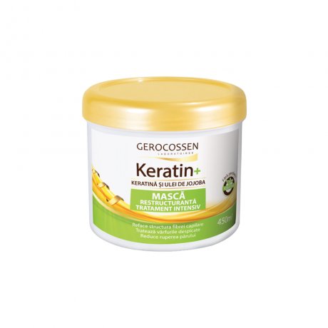 Masca tratament intensiv cu keratina si ulei de jojoba - Keratin+