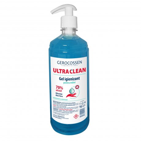 Gel igienizant pentru maini 70% alcool ULTRA CLEAN 1 litru